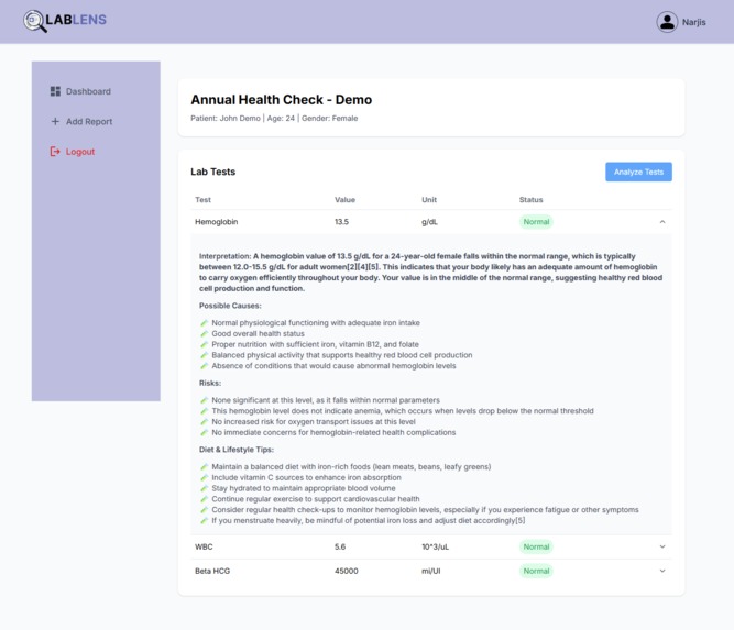 LabLens – screenshot 3