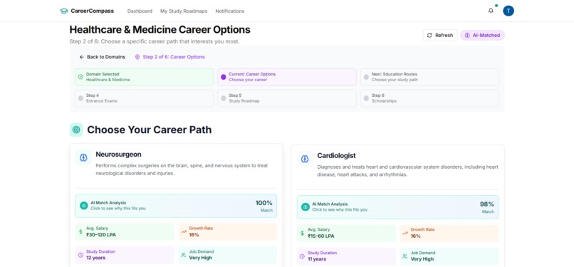 CareerCompass – screenshot 4