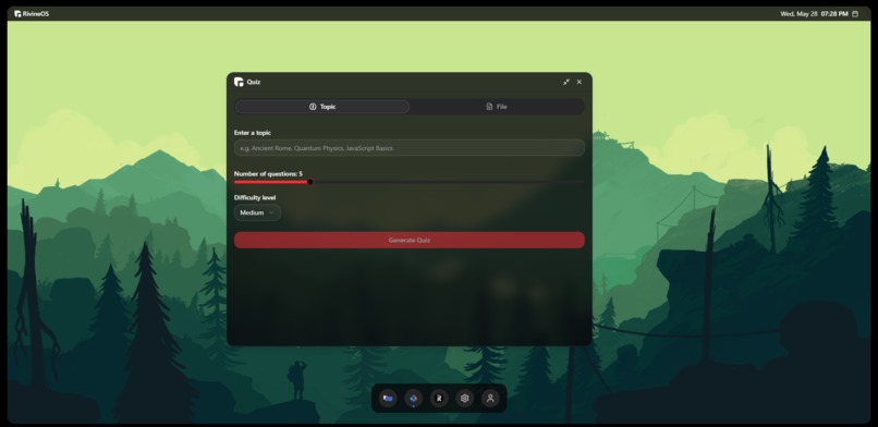 RivineOS – screenshot 1