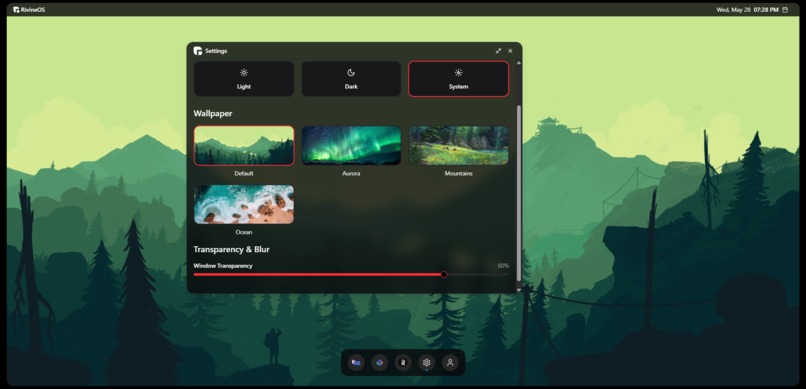 RivineOS – screenshot 2
