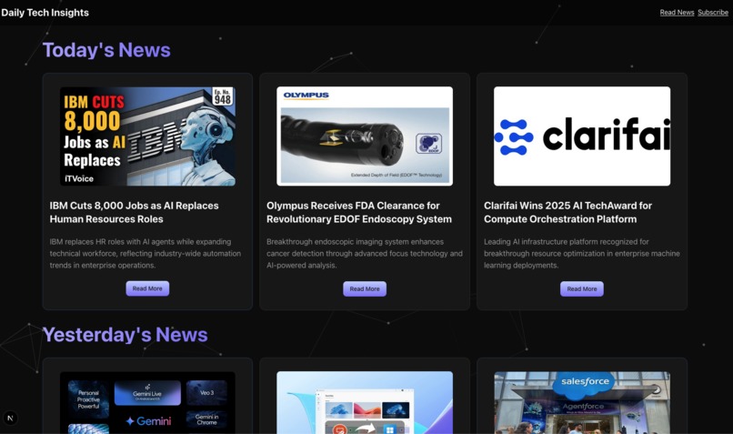 Daily Tech Insights – screenshot 1