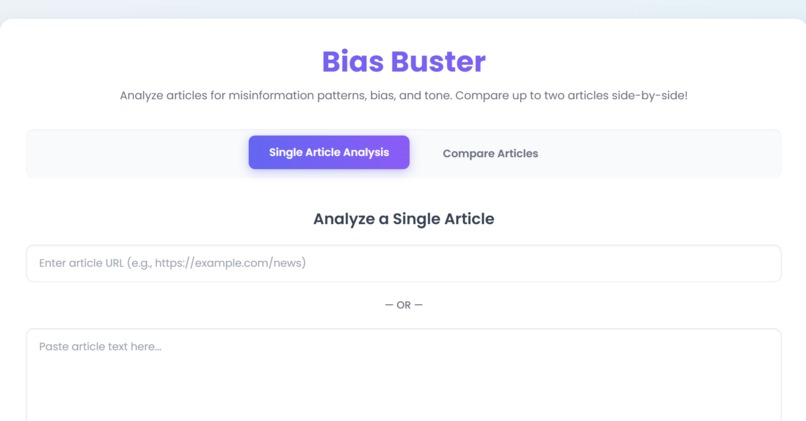Bias Buster – screenshot 1