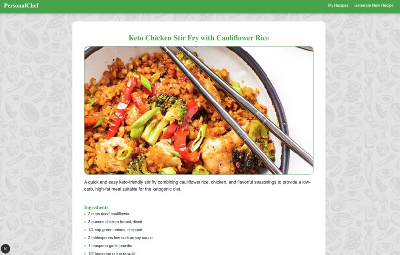 Personal Chef – screenshot 7