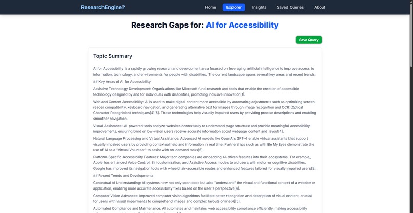 ResearchEngine? – screenshot 2
