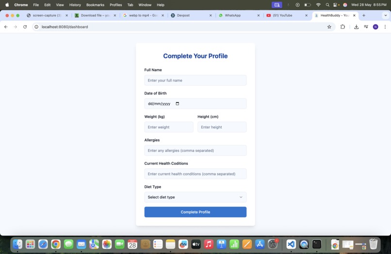 HealthBuddy – screenshot 1