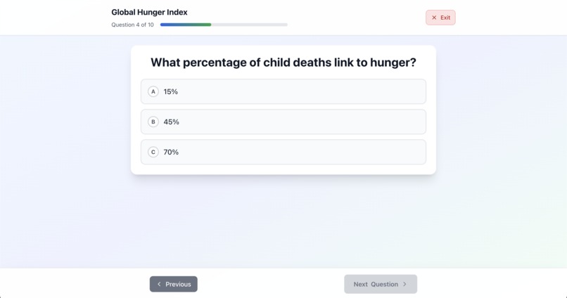 Factfulness Quiz App & Generator – screenshot 4