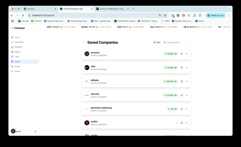 FinVision – screenshot 8