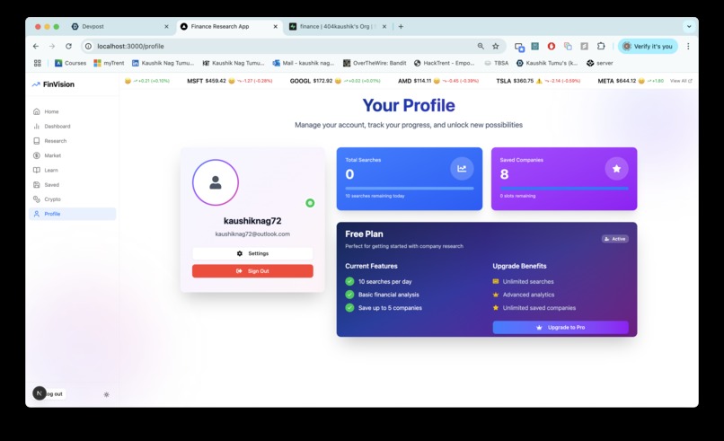 FinVision – screenshot 9
