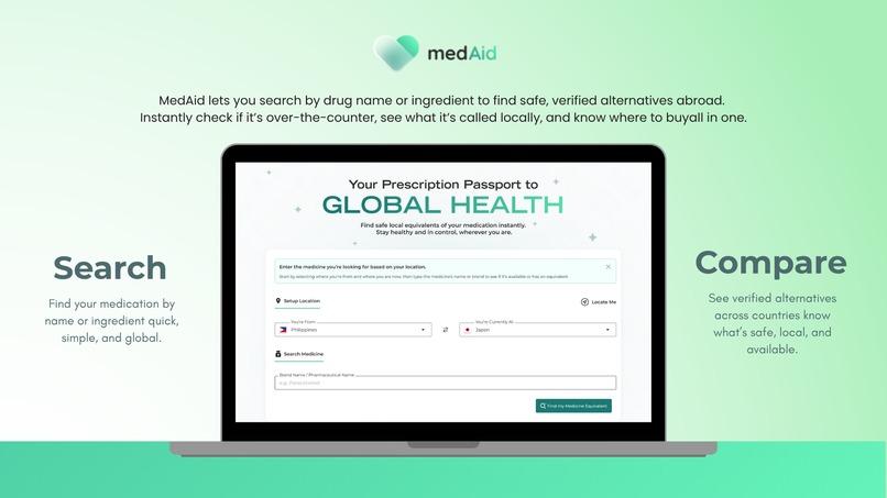 medAid - Global Medication Equivalency Platform – screenshot 1