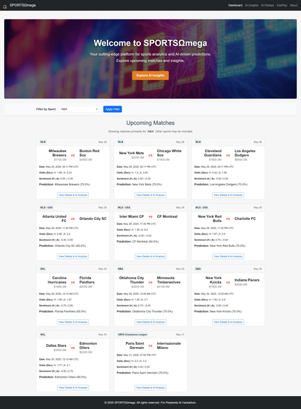 SPORTSOmega – screenshot 1
