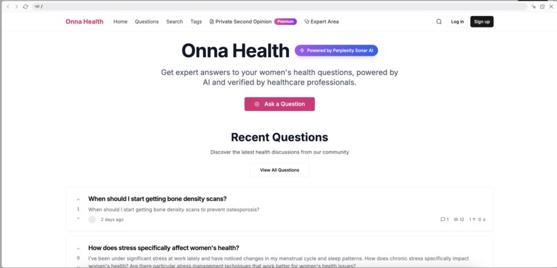Onna Health - Women’s Health Q&A with Human Expert Review – screenshot 3