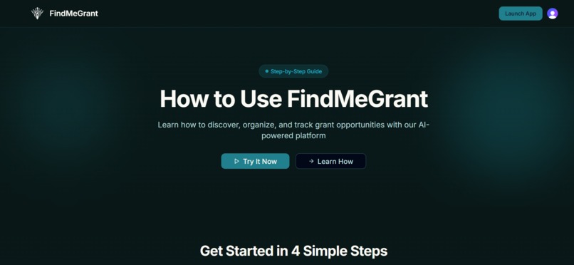 FindMeGrant.com – screenshot 3