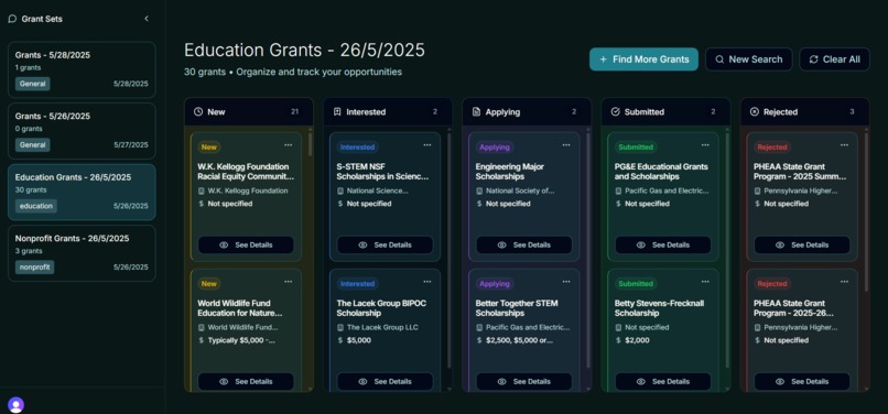 FindMeGrant.com – screenshot 4