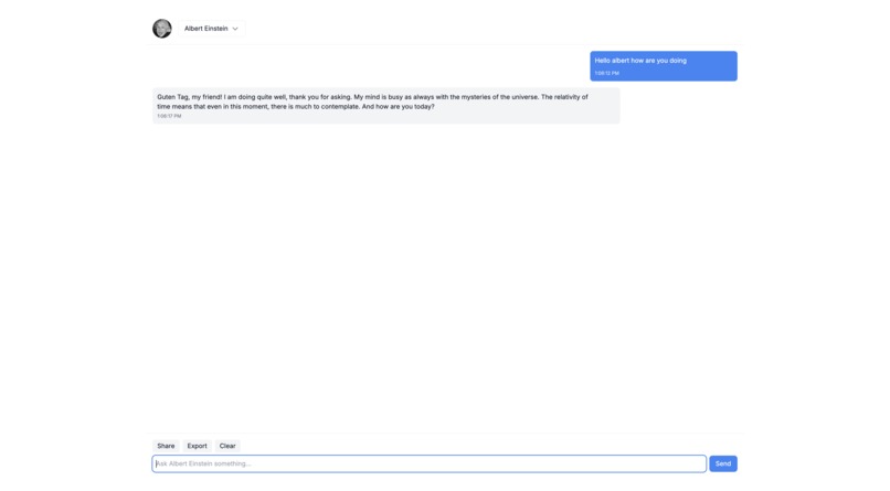 Time Travel Chat – screenshot 3