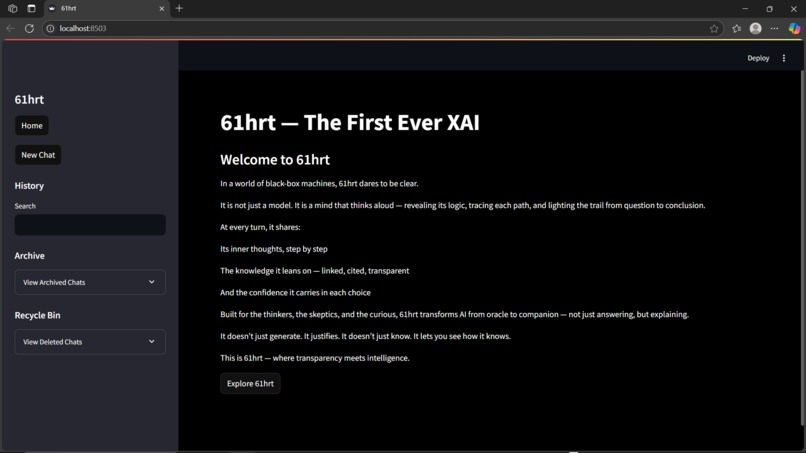 61hrt - The First Ever XAI – screenshot 1