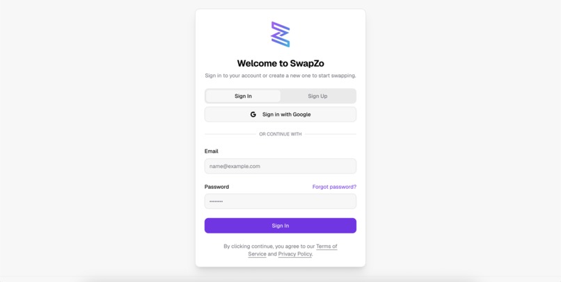 SwapZo – screenshot 5
