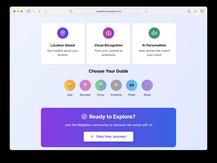 Magellan: Your Magical AI Tour Guide – screenshot 2
