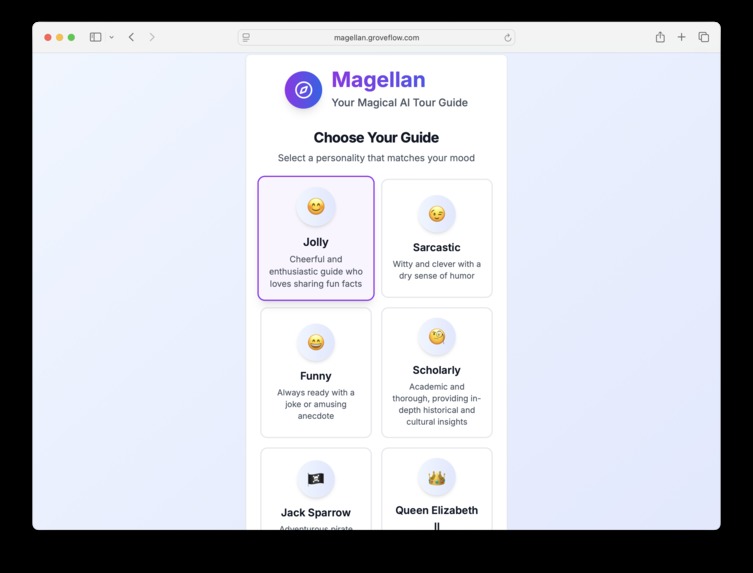 Magellan: Your Magical AI Tour Guide – screenshot 4