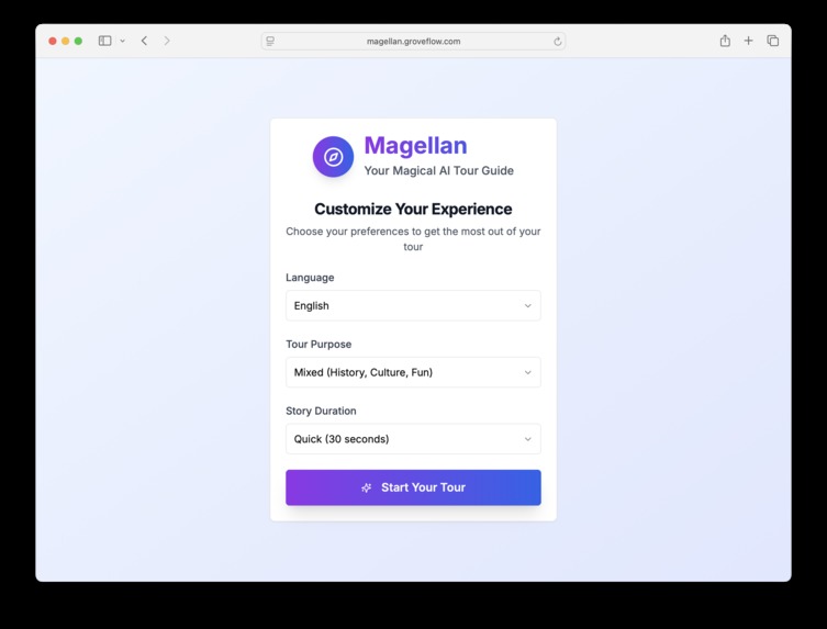 Magellan: Your Magical AI Tour Guide – screenshot 5