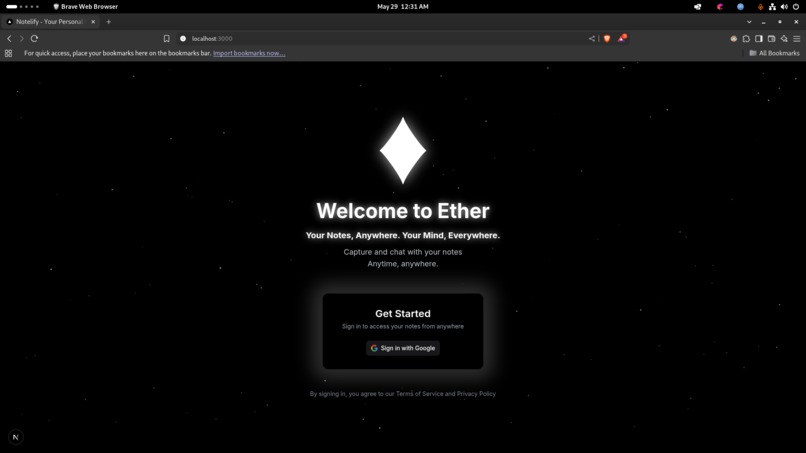 Ether Notes – screenshot 1