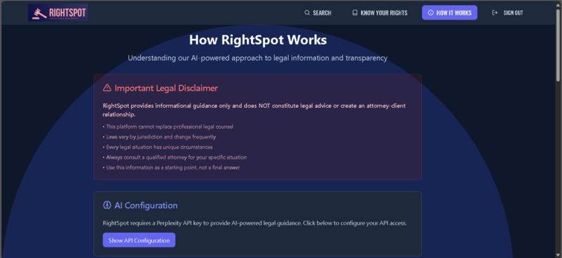 RightSpot: Your AI-Powered Legal Navigator – screenshot 5