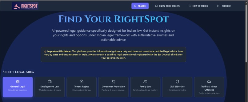 RightSpot: Your AI-Powered Legal Navigator – screenshot 6