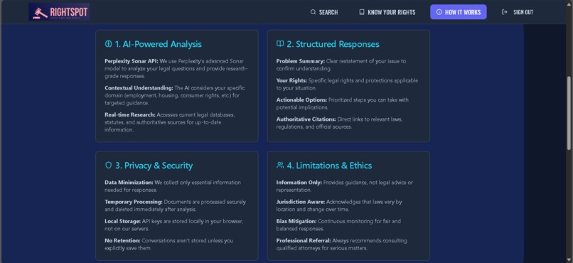 RightSpot: Your AI-Powered Legal Navigator – screenshot 7