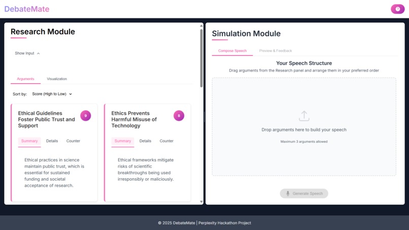 DebateMate - Master your debate and thesis defense – screenshot 3
