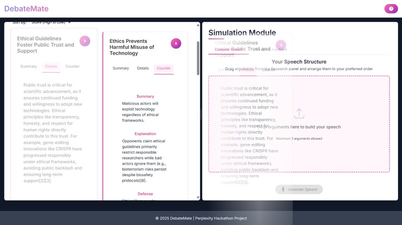 DebateMate - Master your debate and thesis defense – screenshot 5
