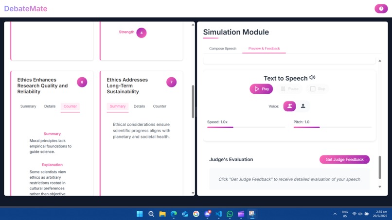 DebateMate - Master your debate and thesis defense – screenshot 8