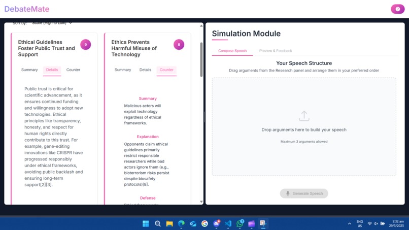DebateMate - Master your debate and thesis defense – screenshot 4