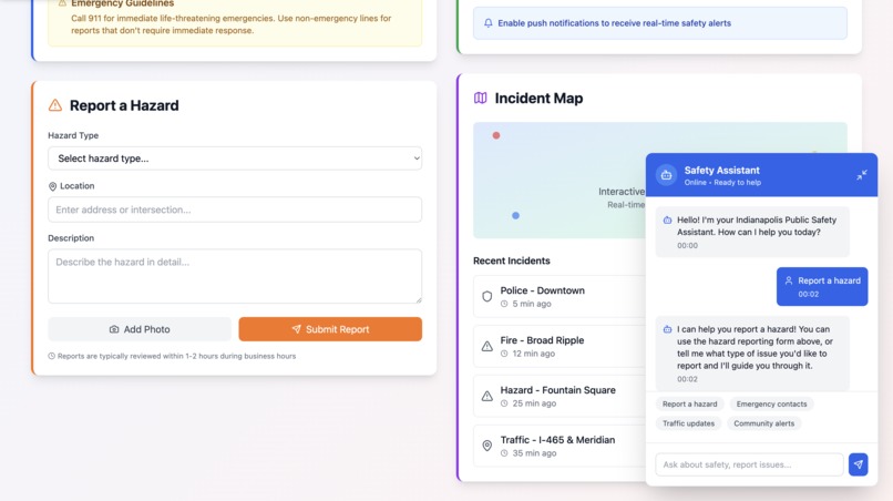 indy-safety-chat – screenshot 1
