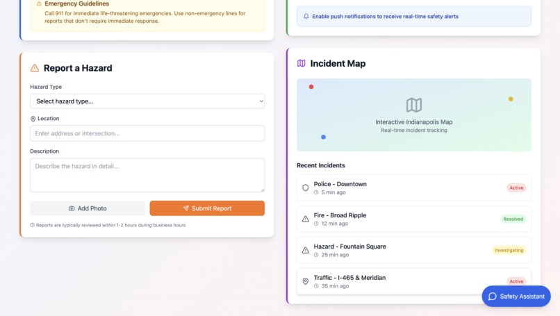 indy-safety-chat – screenshot 3