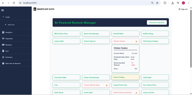 SmartCafe-suite – screenshot 3