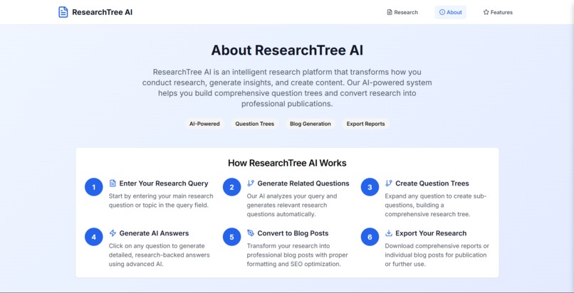 ResearchTree AI – screenshot 2