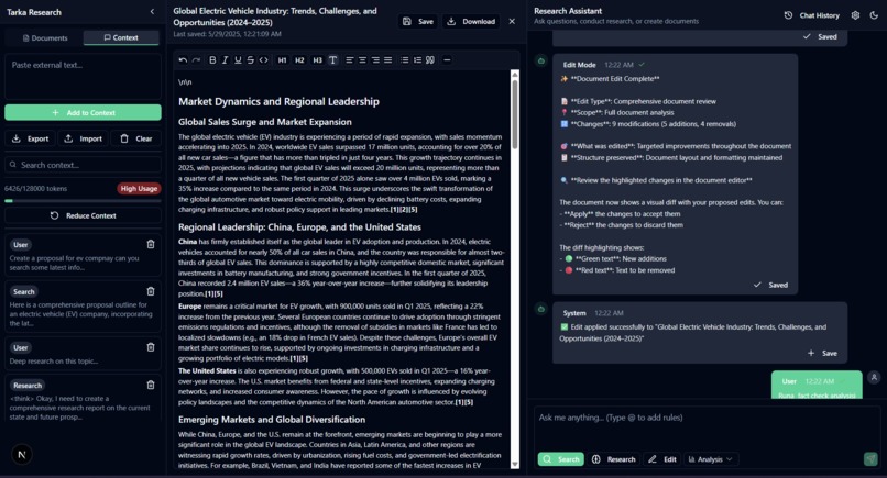 Tarka Research – screenshot 2