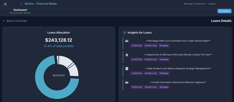 Sentra - Personal Finance Sonar – screenshot 2
