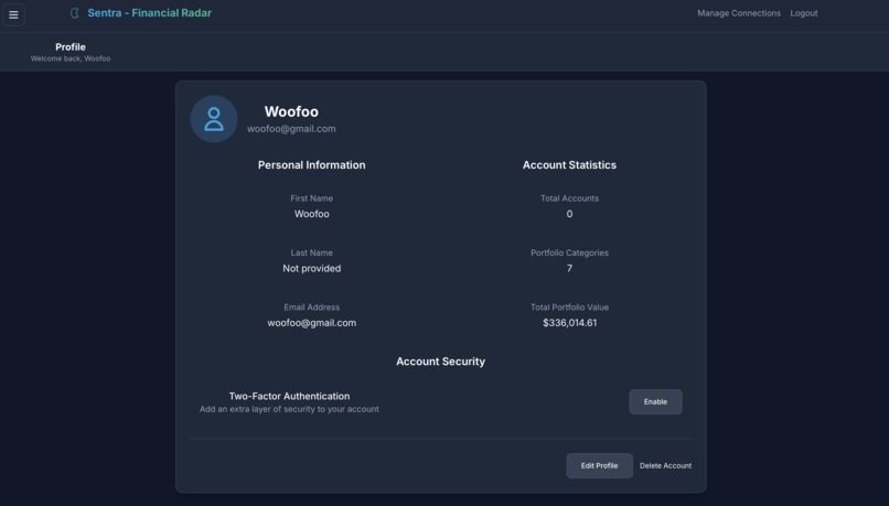 Sentra - Personal Finance Sonar – screenshot 3