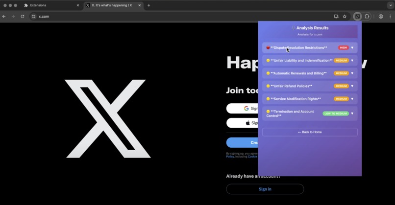 terms-simplified – screenshot 1
