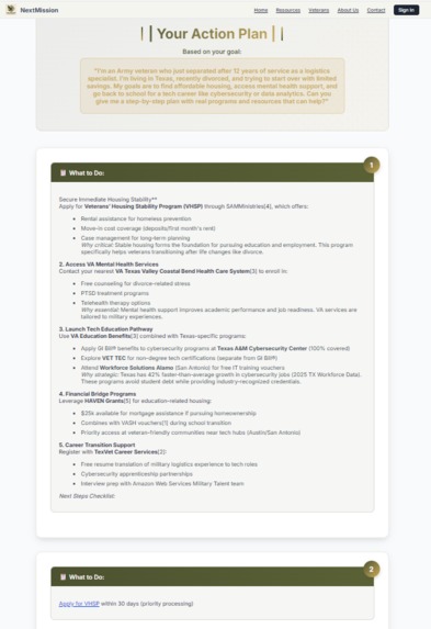 NextMission Navigator – screenshot 2