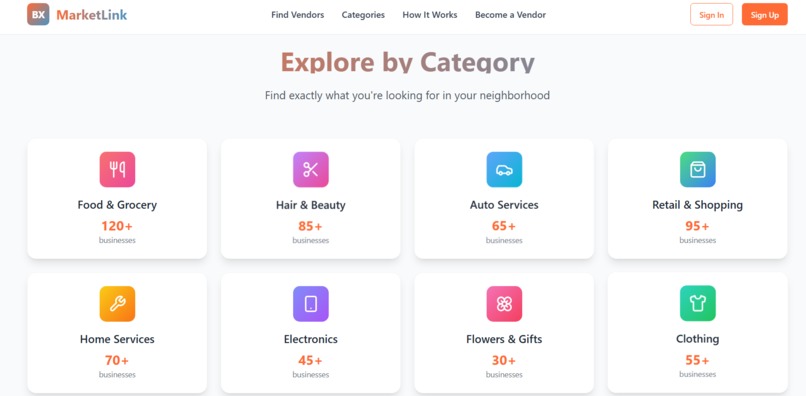 BX MarketLink Project – screenshot 2