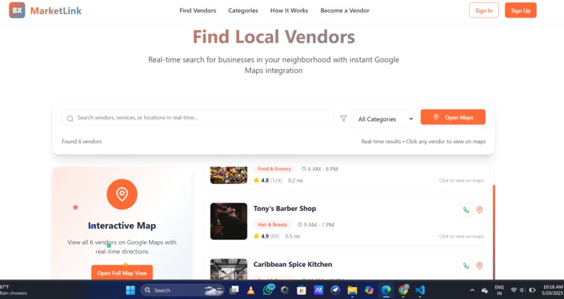 BX MarketLink Project – screenshot 3
