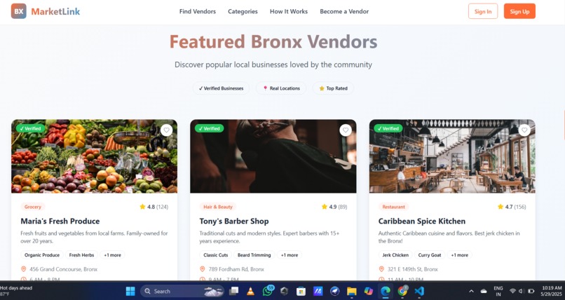 BX MarketLink Project – screenshot 4