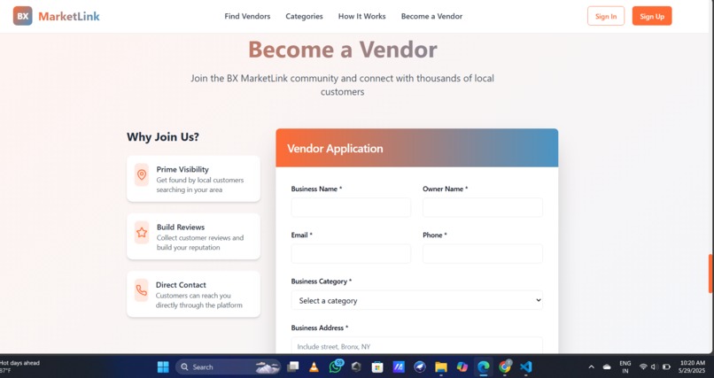 BX MarketLink Project – screenshot 5