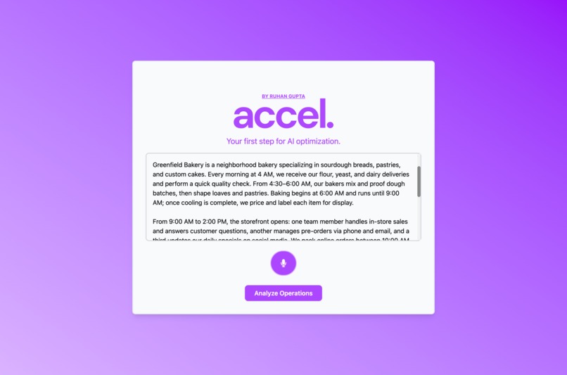 Accel – screenshot 1