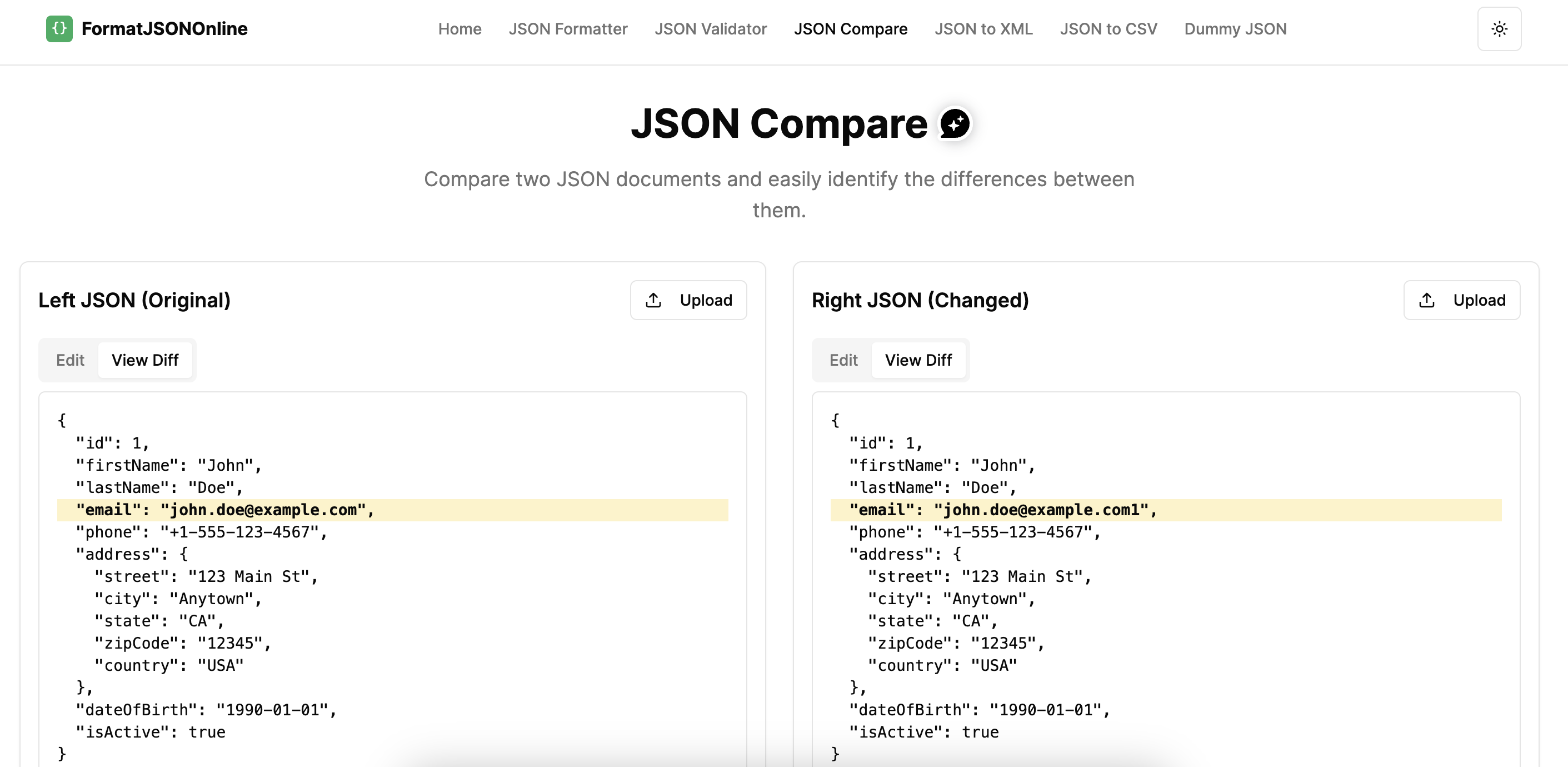 Format JSON Online | Devpost