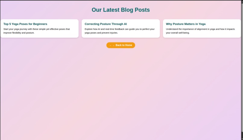 Yoga Detection and correction using Mediapipe – screenshot 7