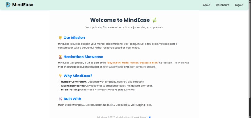 MindEase – screenshot 1