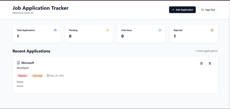 Job-Application-Tracker – screenshot 1