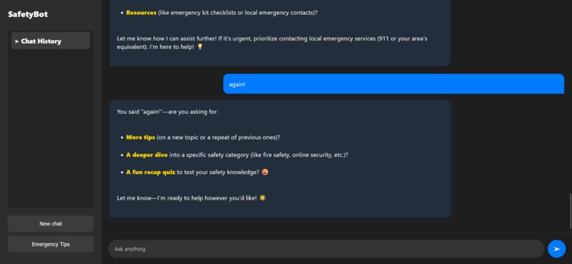SafeBot – screenshot 1